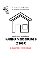 Karibu MERSEBURG 6 Notice De Montage