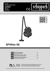 Scheppach 5907722917 Traduction Des Instructions D'origine