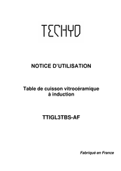 TECHYO TTIGL3TBS-AF Notice D'utilisation