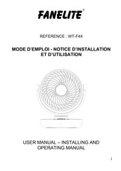 Fanelite WT-F44 Mode D'emploi Et Notice D'installation