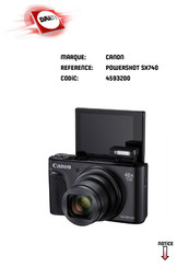 Canon PowerShot SX740 Guide D'utilisation