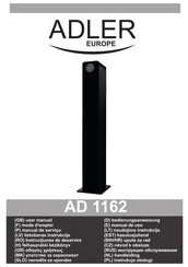 Adler europe AD 1162 Mode D'emploi