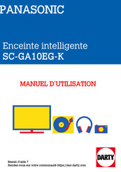 Panasonic SC-GA10EG-K Guide De Démarrage Rapide