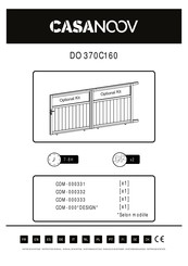 Casanoov DO 370C160 Notice De Montage