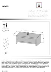 Forte INDT21 Notice De Montage