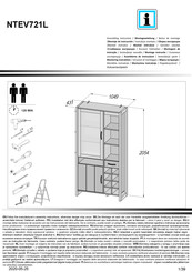 Forte NTEV721L Notice De Montage