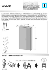 Forte YVND72S Notice De Montage