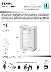 Forte STAIRS SIRV522RBB Notice De Montage