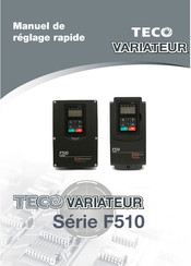 TECO F510 Serie Manuel