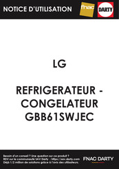 LG GBB61SWJEC Manuel Du Propriétaire