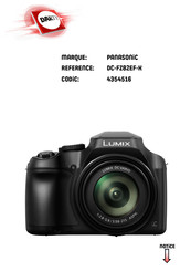 Panasonic Lumix DC-FZ82 Manuel D'utilisation