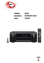 Denon AVR-X6400H Manuel De L'utilisateur