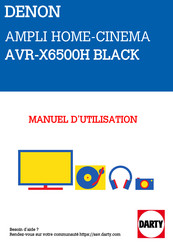 Denon AVC-X6500H Manuel De L'utilisateur