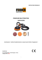 FEIDER Machines SURFACER5 Instructions Originales