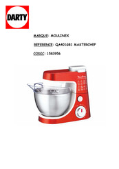 Moulinex MASTERCHEF Gourmet QA401GB1 Mode D'emploi