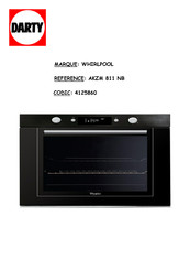 Whirlpool AKZM 811 NB Mode D'emploi