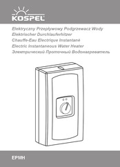 Kospel EPMH Mode D'emploi