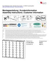 Rauch A770W.56U6 Instructions De Montage