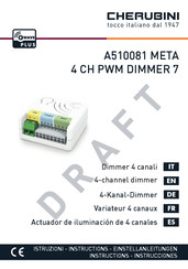 Cherubini A510081 META Manuel D'instructions