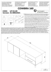 Forma Ideale COIMBRA 160 Instructions D'assemblage