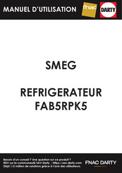 Smeg FAB5RPK5 Manuel D'utilisation