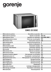 Gorenje GMO 25 DGE Notice D'utilisation