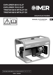 IMER TRISTAR 6510 MTXL27 EX Manuel D'utilisation