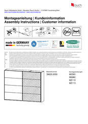 Rauch 39635.0050 Instructions De Montage