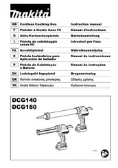 Makita DCG180ZX Manuel D'instructions