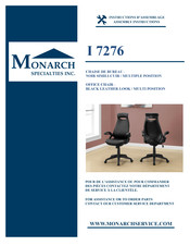 Monarch Specialties I 7276-1 Instructions D'assemblage