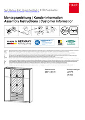 Rauch M2072 Instructions De Montage