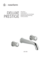 newform DELUXE PRESTIGE 68130E Instructions De Montage