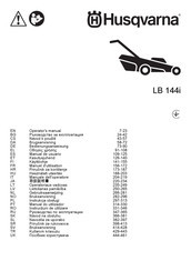 Husqvarna LB 144i Manuel D'utilisation