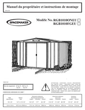 Spacemaker RGB1010ONEU Manuel Du Propriétaire Et Instructions De Montage