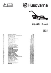 Husqvarna LB 442i Manuel D'utilisation