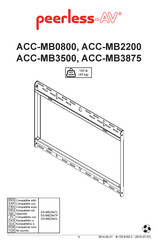 peerless-AV ACC-MB0800 Mode D'emploi