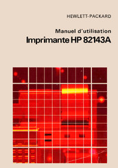 HP 82143A Manuel D'utilisation