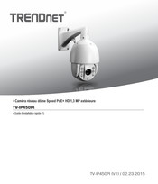 TRENDnet TV-IP450PI Guide D'installation Rapide