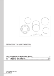 Amica PBF5VQ205FTN Mode D'emploi