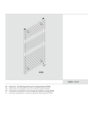 Arbonia BTE90 Instructions D'utilisation Et De Montage