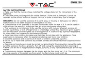 V-TAC VT-6043-4 Manuel D'instructions