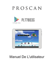 ProScan PLT7803G Manuel De L'utilisateur