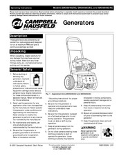 Campbell Hausfeld GN356602AC Manuel D'instructions