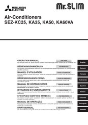 Mitsubishi Electric SEZ-KC25VA Manuel D'utilisation