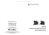 Grandstream Networks GXP1628 Guide D'installation Rapide