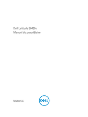 Dell Latitude E6430s Manuel Du Propriétaire