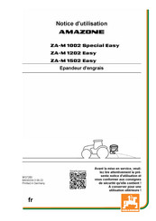 Amazone ZA-M 1502 Easy Notice D'utilisation