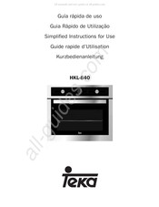 Teka HKL-840 Guide Rapide D'utilisation