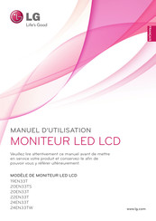 LG 19EN33T Manuel D'utilisation