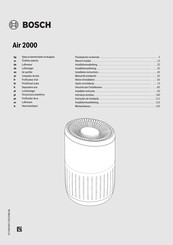 Bosch Air 2000 Notice D'installation